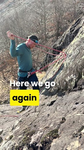 Last summer I shared a little trick you can do at the anchor if you’ve run out of quickdraws. It worked okay but it had a couple of inconveniences as people quite rightly pointed out in the comments. So now I’m back with a new and improved version that gets rid of those issues! If you want to see it just head to youtube.com/@charliecenta 😉 #rockclimbing #climbingtips #climbingguide #sportclimbing #climbinghack