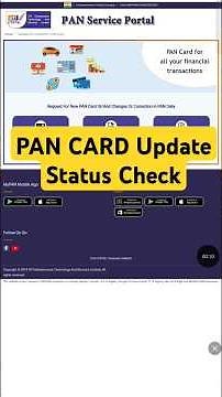 pan card update status check/how to check pan card status utiitsl/pan card correction status check