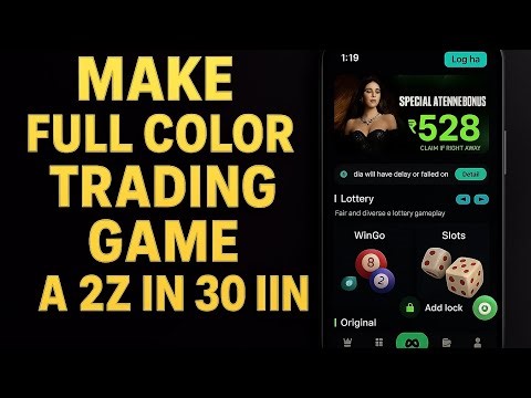 🔥 Make Full Color Trading Game A to Z in 30 Minutes | Free Color Trading Script | 100% Working Setup