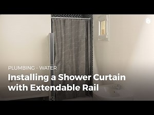 How to Install a Shower Curtain | DIY Projects