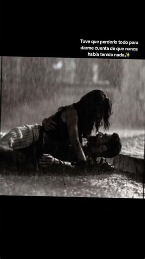 La fragilidad de un corazón bajo la lluvia.