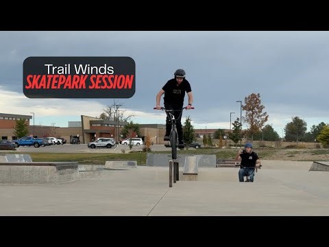 Finally Conquered The FULL Rail Ride! (Trail Winds BMX Session)