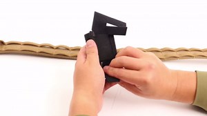 Pistol Mag Pouch, 45-Degree Angled, MOLLE Magazine Pouch Holder, with Mag Insert, 9mm Glock Single Magazine Holster, Black