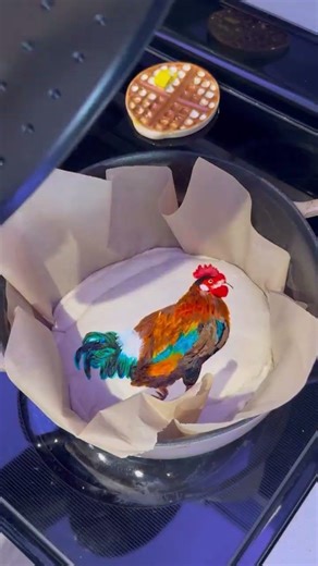 Sooooo this one might have overproofed just a bit 😂 #sourdoughpainting #sourdough #sourdoughbread