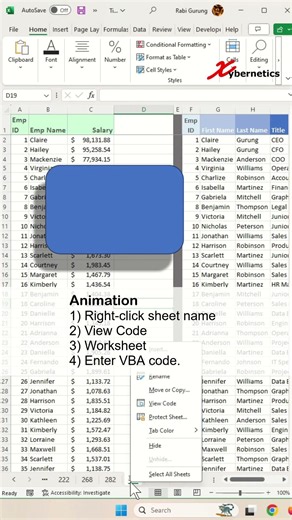 Create a dynamic pop up information box in Excel - Excel Tips and Tricks #shorts