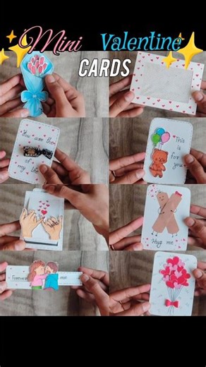 valentine's day mini cards😱🌷✨