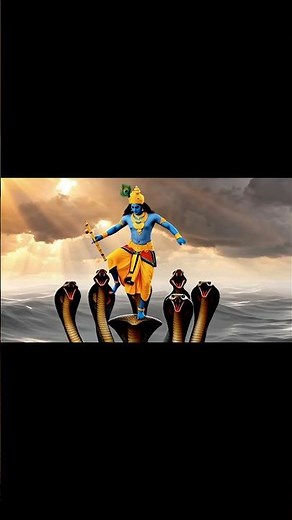 Krishna vs Kaliya: The Day Lord Krishna Danced on the Giant Snake! 🐍✨