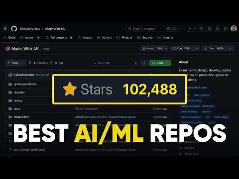 9 BEST GitHub Repos for AI/ML