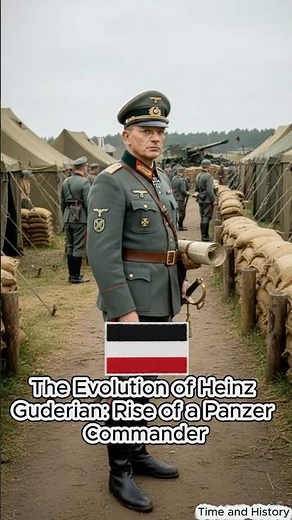 Evolution of Heinz Guderian: From Early Service to WWII Panzer Command