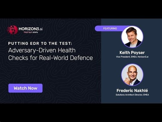 Putting EDR to the Test: Adversary-Driven Health Checks for Real-World Defence | Frédéric Nakhlé