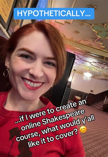 Online Shakespeare Course Ideas and Topics