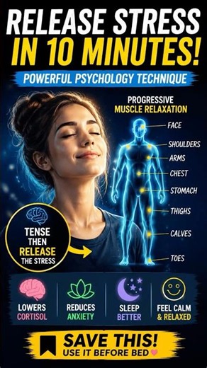 Tense Your Muscles to Actually Relax Your Mind 😌