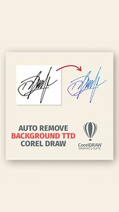 Trik cepat cara hapus background tanda tangan dengan fitur Quick Trace di Corel Draw 🔥 #quicktrace #coreldrawindonesia #removebackground | Belajar CorelDRAW Indonesia