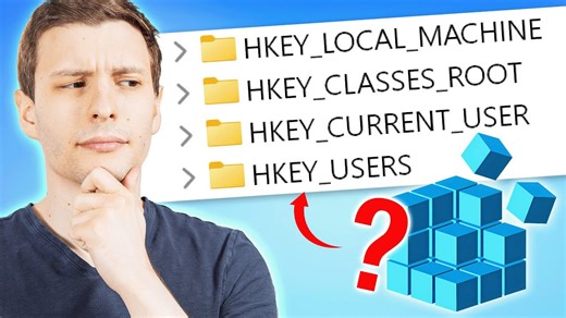 Understand what the different HKEY registry entries in Windows mean