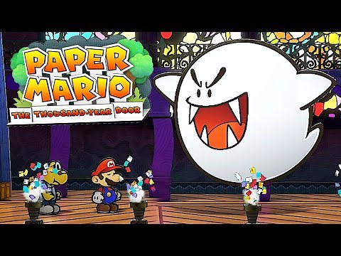 Paper Mario: The Thousand-Year Door SWITCH - Secret Atomic Boo Boss Fight (HD)