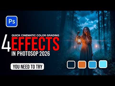4 Quick Cinematic Color Grading Effects You Can Create in Photoshop | Part 2