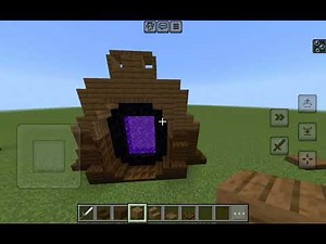 How to make a cool nether portal entrance | minecraft