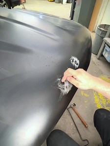 2.2K views · 29 reactions | Using FIRE to Fix a DENT. Pick and File Method #bodywork #autobody #car #painting | AUTO PAINT & BODY | Facebook