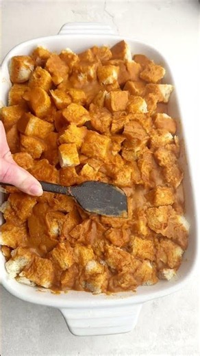 Pumpkin French Toast Casserole #recipe #food