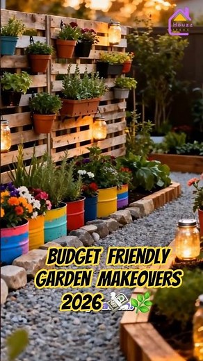Budget Friendly Garden Makeovers 2026 💸🌿 Easy DIY Transformations!