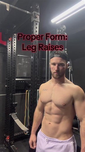 How to get the most out of leg raises in 3 steps: 1. Don’t use momentum 2. Curl your lower back to fully engage abs 3. Fully extend abs at the bottom for full range of motion. #livehighlights #tiktoklive #abs #newyear #gymsdvice
