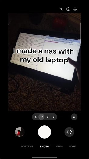 I turn my old laptop into a 1tb Homelab #server #tech #techtok