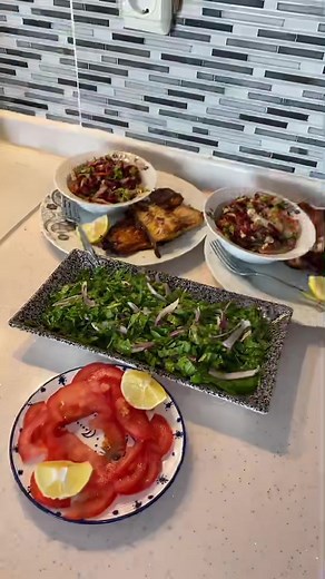 Grilled Fish Recipe with Fresh Salad