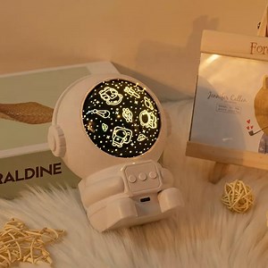 [Hot Item] Astronaut Music Dream Rotating LED Baby Star Night Light Projector