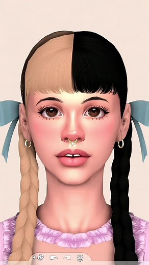 Soo I tried making Melanie Martinez as a sim 🥺 #sims #sims4 #simsselves #simstok #sims4cc #ts4 #ts4cc #ts4mods #thesims #thesims4 #thesims4mods #thesims4cc #createasim #melaniemartinez