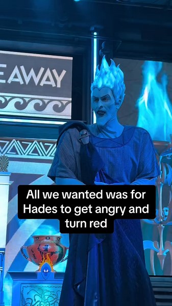 Hades Gets Angry in Disney Villains Land at Disneyland Park