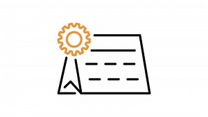 Download habit calendar icon animation. transparent background for free