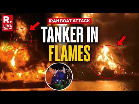 BREAKING: Oil Tanker Bursts Into Flames In Iraqi Waters After Reported Iranian Boat Attack, Iran War