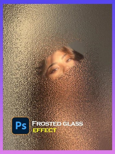 How to create frosted glass effect in Photoshop 2025. #photoshop #photoshop_tutorial