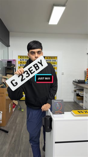 New G Zebby Number Plates Available Now