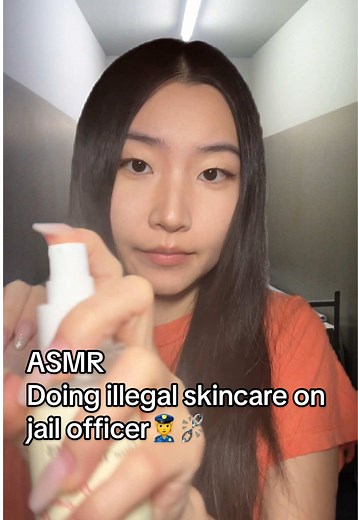 ASMR: Skincare Roleplay with Jail Officer👮🤫