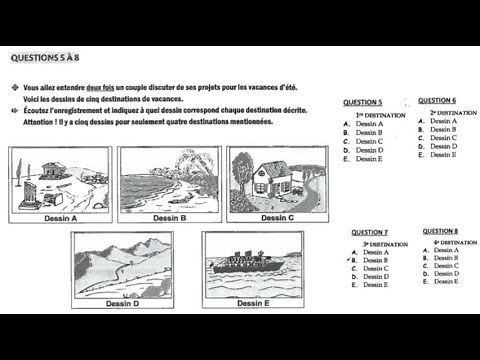 TEF / TEF Canada Listening test - 5 (French assessment test)