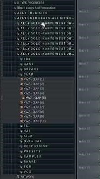 Kanye West Yeezus drum kit vol. 2 #drumkit #flstudio #kanyewest
