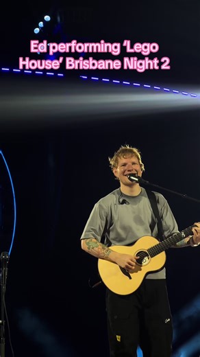 Ed Sheeran's ‘Lego House’ Live in Brisbane with Ronald Weasley