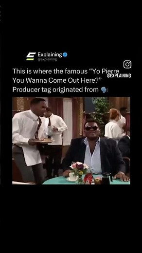 yo Pierre you wanna come out here? (original)