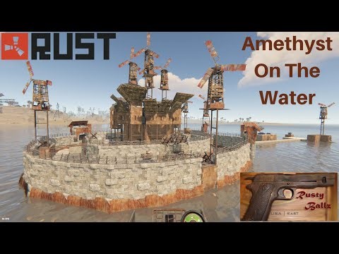 Rust Base Build: "Amethyst" By Crow - As Built By FlapJack On RustyBallz Server, July 2020