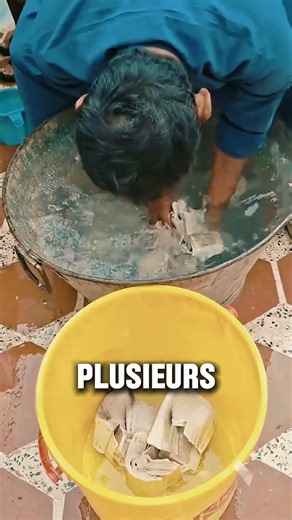 Banknotes in a washing machine: you've never seen that before!