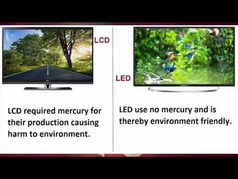 LED vs LCD | Difference between lcd and led tv which one is better