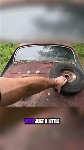 Uncovering a Rust Bucket Race Car: Loading Up a Classic! #shorts