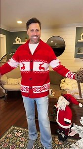 Men’s Christmas Holiday Cardigan Sweater