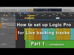 How to set up Logic Pro for Live backing tracks Ep 1 - introduction