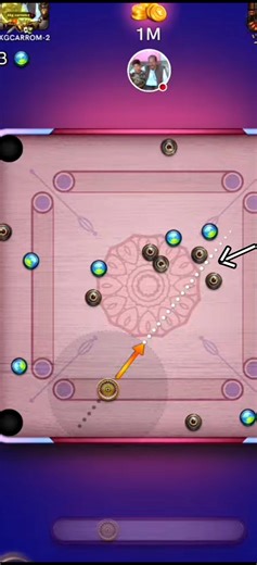 🤯1M Singapore Disc Pool Table Break To Finish Live🔥 #kkgcarrom_2 #carrompool