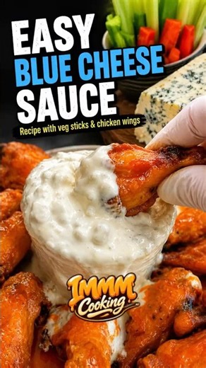 Homemade Blue Cheese Dressing Easy Recipe | How To Make Creamy Cheese Sauce