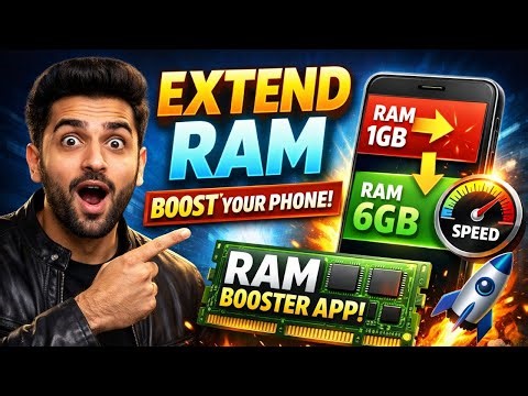 Extend Your Mobile RAM Instantly 😱 | Best RAM Booster App Review 2026