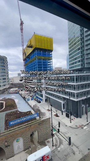 2 bed/1 bath apartment buildings in South Loop with in unit laundry! 🤯🤯 #chicago #illinois #apartment #realestate #fyp