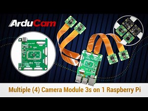 Multiple Camera Module 3s on 1 Raspberry Pi (4 Cam 1 Pi)